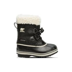 STIVALI DA NEVE IN NYLON IMPERMEABILI YOOT PAC DA BAMBINO BLACK